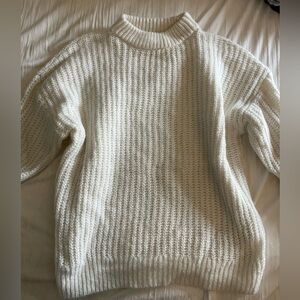 Old Navy Cream Mockneck Sweater